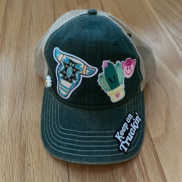 Custom made hat with cute decals! - Picture 1 of 6